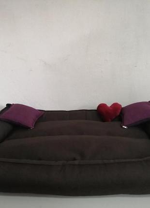 Теплый диван лежанка premium для больших собак 130х90 см. лежанка, лежаки, лежак, лежаки для собак