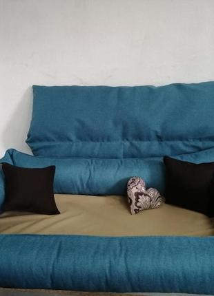 Теплый диван лежанка premium для больших собак 130х90 см. лежанка, лежаки, лежак, лежаки для собак2 фото