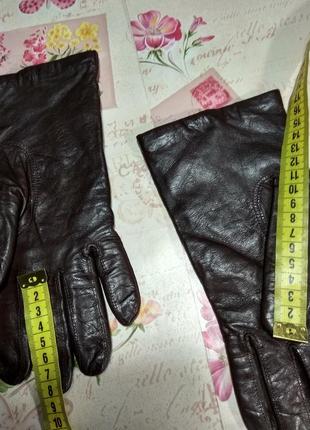 Жіночі шкіряні рукавички розмір 84 фото