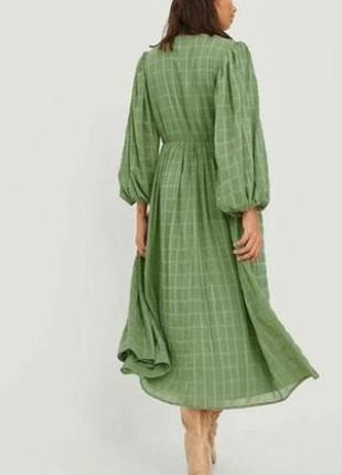 Гарна довга жіноча сукня з декольте na-kd. платье женское.  пляття3 фото