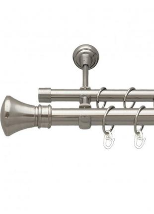 Карниз для штор металлический 25/19мм сатин матовый этерния 3,00мп