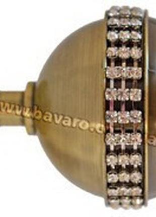 Карниз для штор металлический 25/19мм сатин матовый этерния 3,00мп