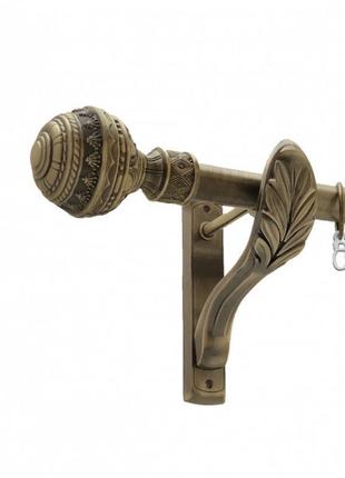 Карниз orvit для штор металічний 25мм ретро антико арабеска 2,00м