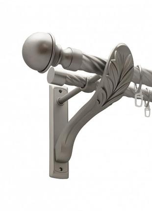 Карниз для штор металлический 25/19мм ретро крученая сатин бостон 2,40м