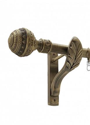 Карниз orvit для штор металічний 25мм ретро антико арабеска 3,00м