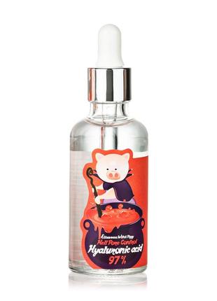Гіалуронова сироватка elizavecca hell-pore control hyaluronic acid 97% 50 мл