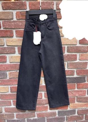 Утепленні джинси палаццо висока талія