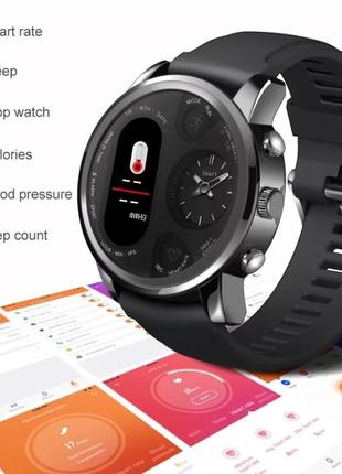 Мужские смарт-часы smart watch hybrid fr31-b / фитнес браслет трекер / розумний годинник2 фото
