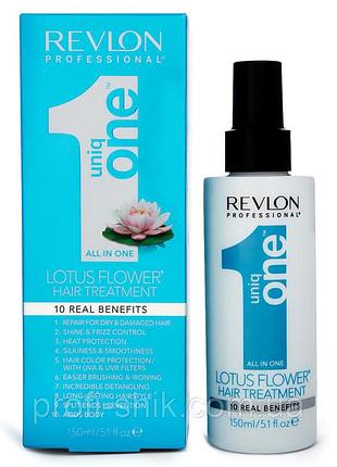 Маска-спрей 10 в 1, 150 мл revlon uniq one all in one hair treatment lotus flower 150 ml