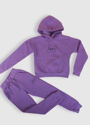 Флісовий костюм для дівчинки