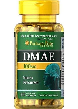 Для работы мозга dmae (neuro precursor) 100мг 100 капсул