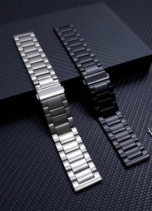 Титановий браслет для годинника 18 мм. матовий