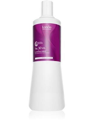 Окислительная эмульсия для стойкой крем-краски 9% londa professional londacolor permanent cream, 1000мл