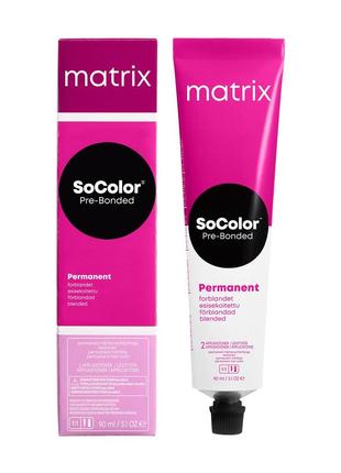 Стійка фарба для волосся matrix socolor beauty pre-bonded, 90мл