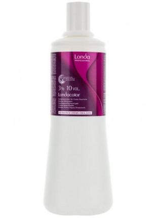 Окислительная эмульсия для стойкой крем-краски 3% londa professional londacolor permanent cream 3% 1000 мл