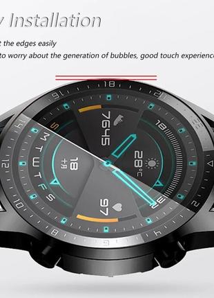 Защитный чехол для huawei gt42мм / gt46мм / gt 2e / gt2 pro / magic watch 2 46мм / gt2-42мм / gt2-46мм. черный4 фото