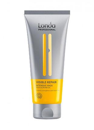 Интенсивная маска для поврежденных волос londa professional visible repair intensive mask 200 мл
