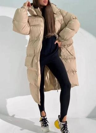 Зимняя удлиненная куртка фабричный китай 🇨🇳