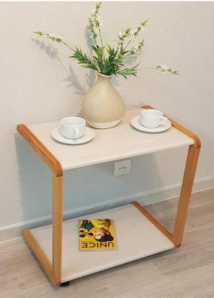Сервировочный столик. журнальный столик500х350х600. кофейный столик. столик для ноутбука. прикроватный столик.2 фото