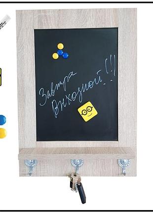 Настенная  доска. магнитная доска для ключей. доска для заметок. доска для визуализации. доска желаний.