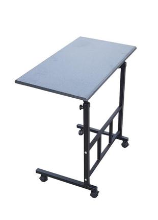 Комп'ютерний стіл на колесах, журнальний, кавовий столик регулюється по висоті.