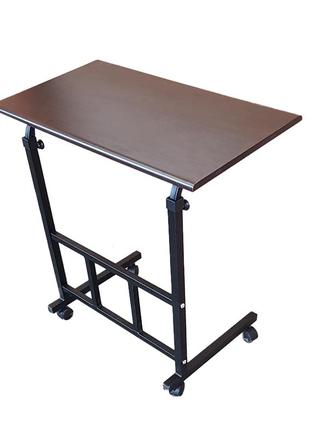 Комп'ютерний стіл на колесах, журнальний, кавовий столик регулюється по висоті.