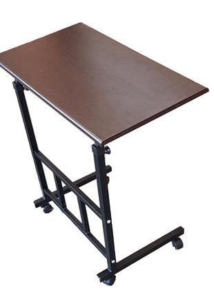 Комп'ютерний стіл на колесах, журнальний, кавовий столик регулюється по висоті.