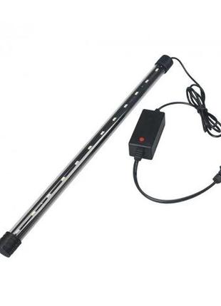 Погружная лампа для аквариума xilong t4-30e blue, 2.5 вт, 27 см синяя