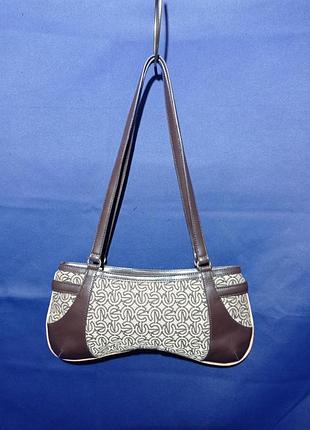 Сумочка -багет,текстиль і поліуретан