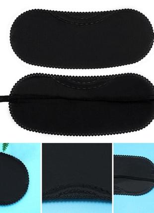 Черная маска для сну и отдыха1 фото