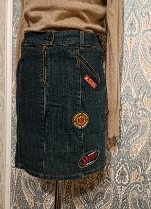Стильна джинсова юбка 3