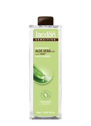 Органічний гель для ванни та душу jacklon sensitive алое віра aloe vera 500 мл