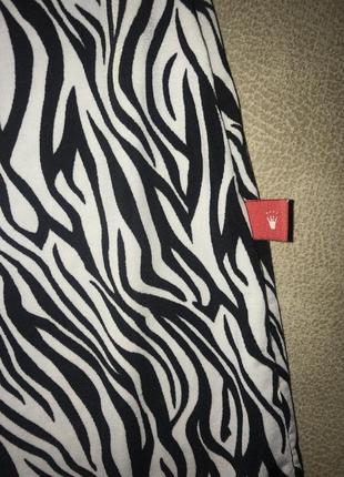 Ночная рубашка в принт зебра,короткая ночная рубашка3 фото
