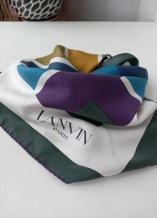 Шовкова хустина lanvin