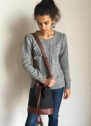 Сумка из качественного кожзаменителя