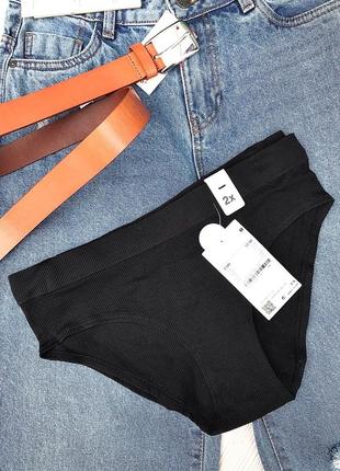 Базові трусики в рубчик c&a 🖤