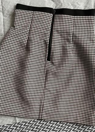 Спідниця юбка zara check mini skirt3 фото