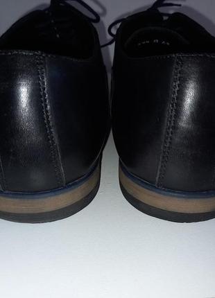 Кожаные черные туфли5 фото