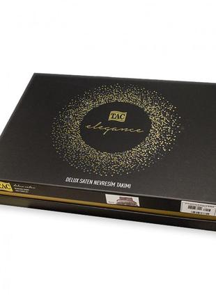 Постельное белье tac ladue gri сатин deluxe евро