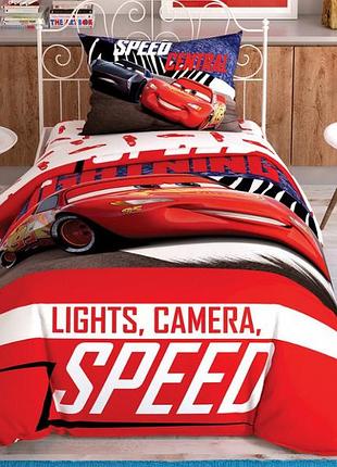Детское постельное белье tac disney cars spectator полуторка на резинке