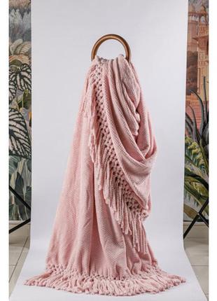 Плед tivolyo home nappa favo soft pembe евро 200*220