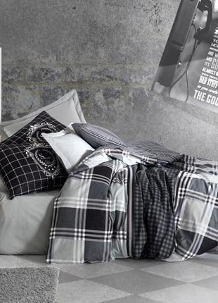Постельное белье cotton box masculine ramos antrasit ранфорс евро