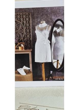 Жіночий набір для сауни grazie home aura krem s;m бамбук