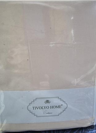 Простынь сатиновая tivolyo home somon 240*260+наволочки 2-50*702 фото