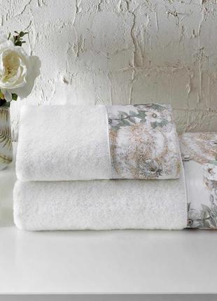 Набор полотенец tivolyo home nikita в коробке двойка(баня,лицо)