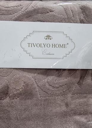 Набір рушників tivolyo home baroc коричневий двійка(сауна,особа)