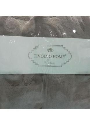 Набір рушників tivolyo home baroc коричневий двійка(сауна,особа)2 фото