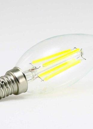Светодиодная лампа biom fl-306 c37 4w e14 4500k3 фото