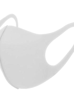 Захисна маска pitta white pa-w, розмір: дорослий, біла1 фото