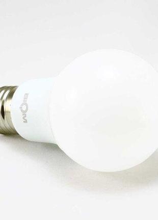 Светодиодная лампа biom bt-510 a60 10w e27 4500к матовая3 фото
